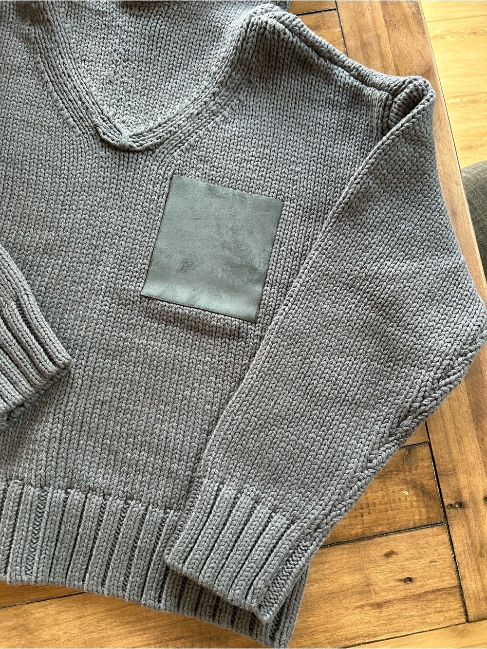 Haven Well Within Cotton Blend Pocket Sweater Hoodie M - Picture 5 of 11